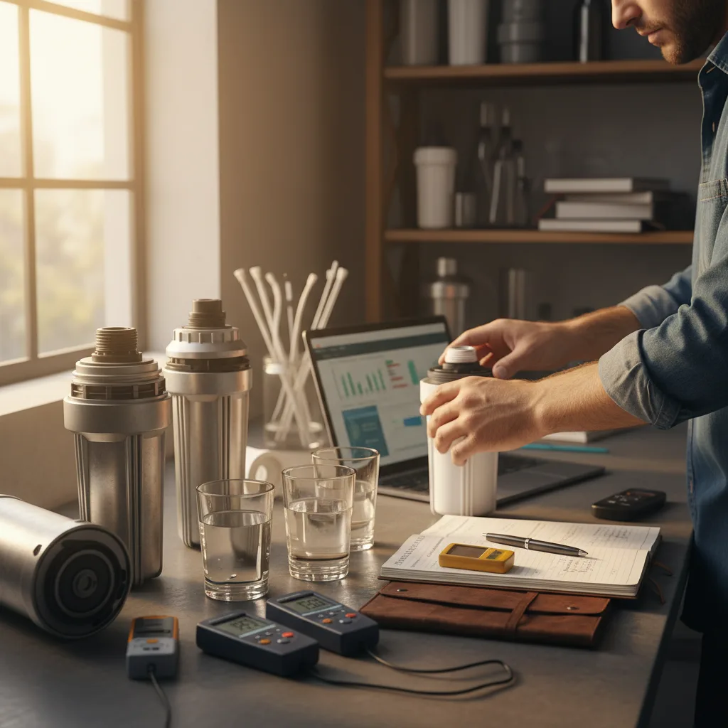 OffGrid Filters team testing water filters
