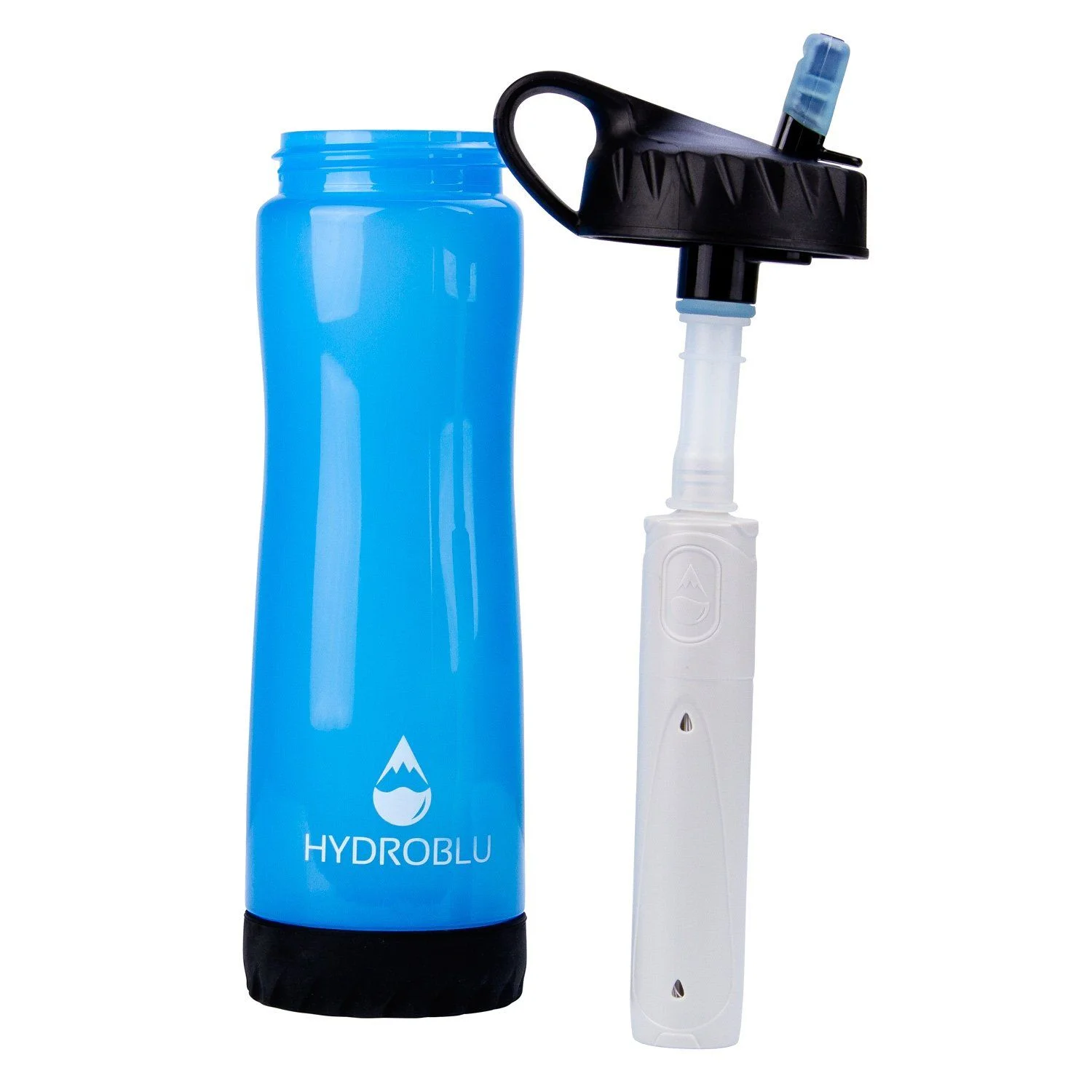 HydroBlu Clear Flow Water Filter Bottle