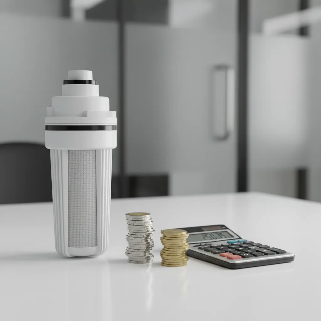Water filter cost of ownership analysis