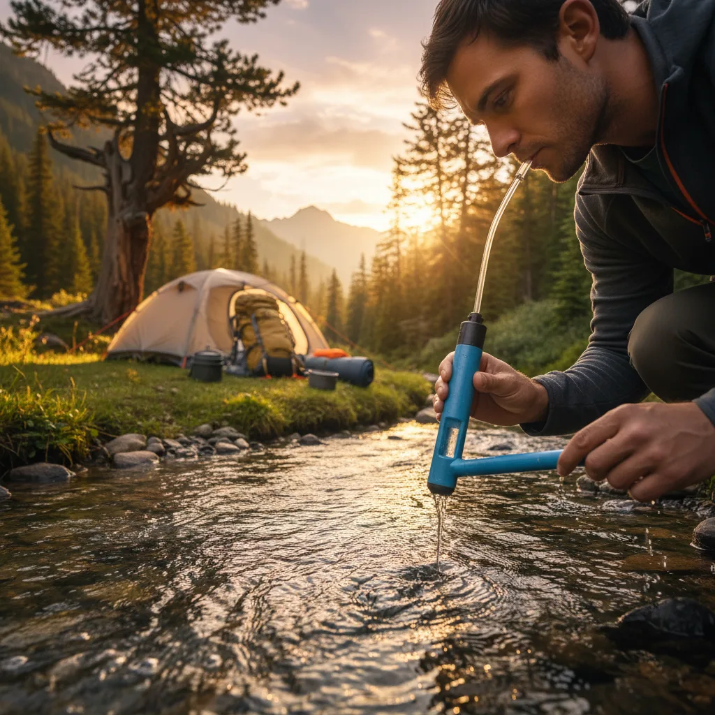 Water filters for camping trips