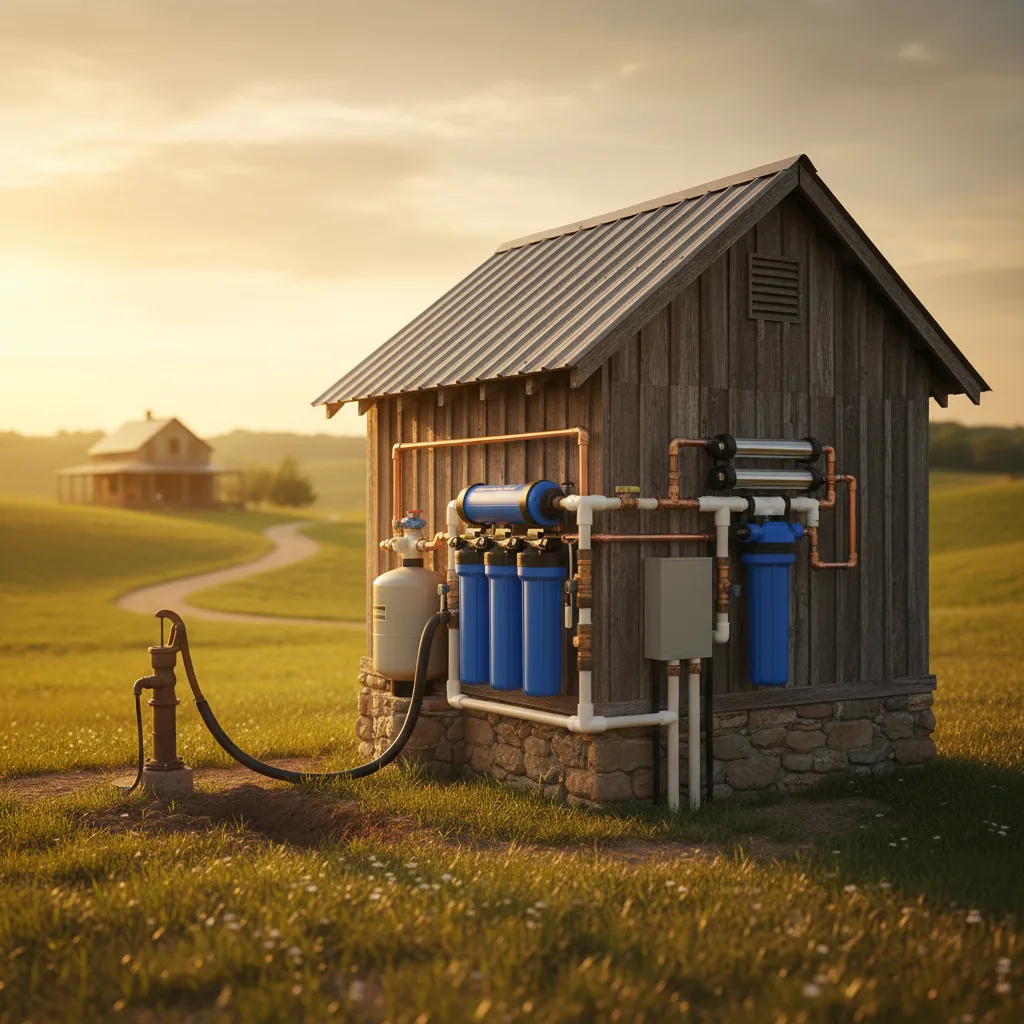 Water filtration systems for well water