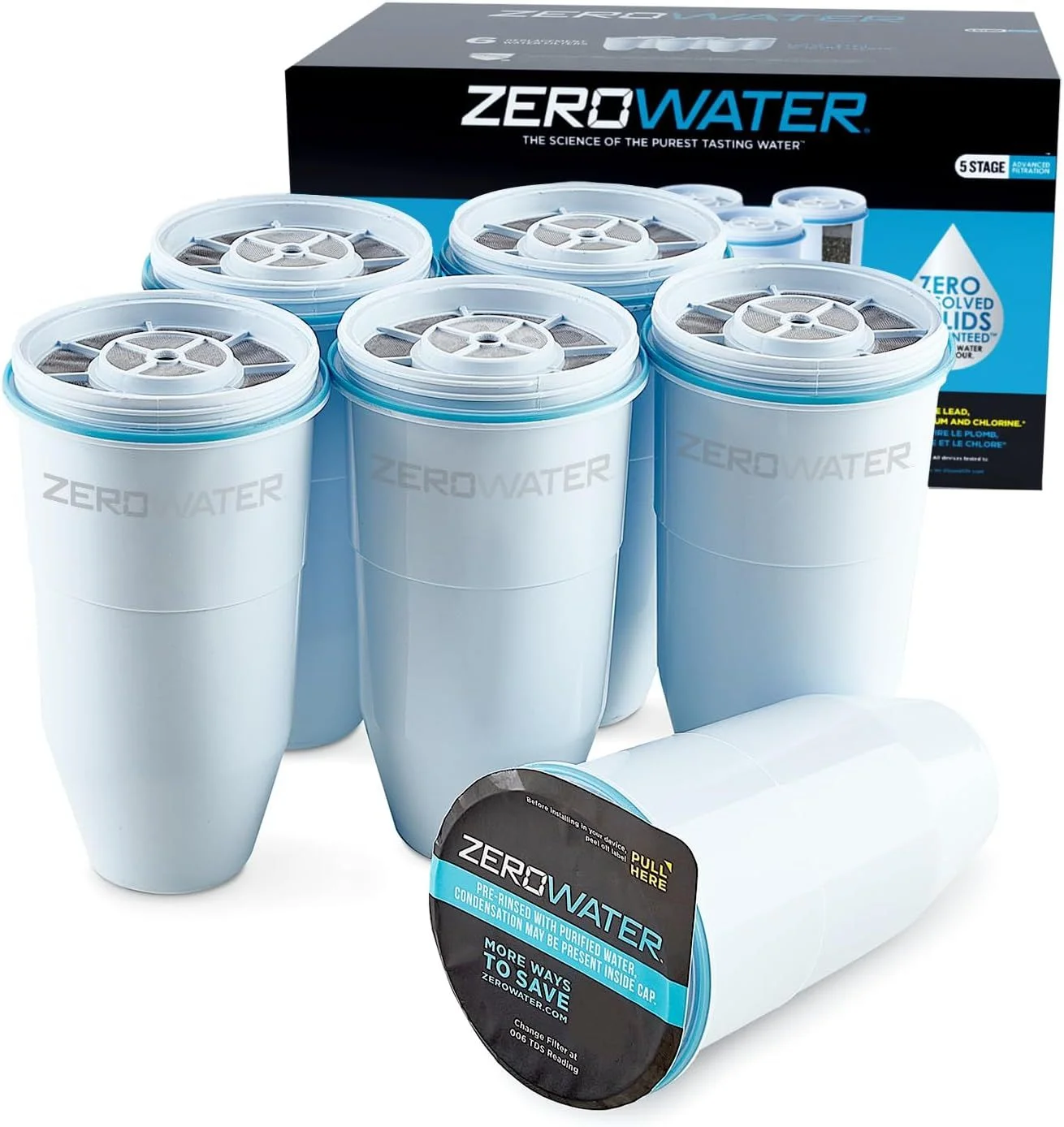 ZeroWater 5-Stage Replacement Filter (6-Pack)